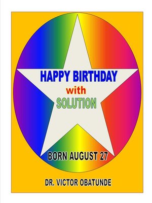 cover image of BORN AUGUST 27